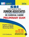 SURA`S SBI Junior Associates Customer Support & Sales in Clerical Cadre Preliminary Exam Book Guide English Medium 2026