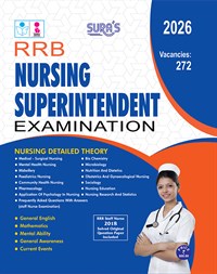 SURA`S RRB Nursing Superintendent Exam Book Guide in English 2026