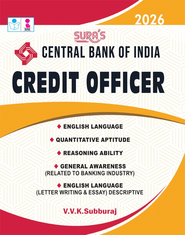 SURA`S Central Bank of India Credit Officer Exam Book Guide in English Medium 2026