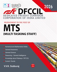 SURA`S Dedicated Freight Corridor Corporation of India Limited DFCCIL MTS Multi Tasking Staff Exam Book Guide 2026