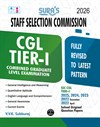 SURA`S SSC CGL Tier-I Combined Graduate Level Exam Book Guide in English Medium 2026