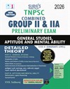 SURA`S TNPSC Combined Group II and IIA Preliminary Exam CCSE-II (Graduate Level) General Studies Aptitude and Mental Ability Book in English Medium 2026