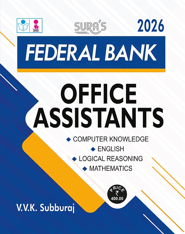 SURA`S Federal Bank Office Assistants Exam Guide 2026 - Latest Updated Edition