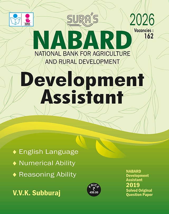 SURA`S NABARD Development Assistant Exam Guide - Latest Updated Edition 2026
