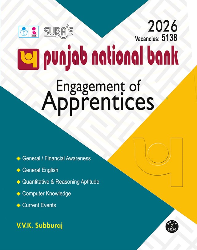 SURA`s Punjab National Bank Engagement of Apprentices Exam Guide 2026 - Latest Updated Edition