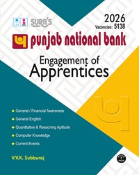 SURA`s Punjab National Bank Engagement of Apprentices Exam Guide 2026 - Latest Updated Edition
