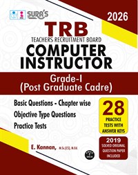 SURA`S TRB PG Computer Instructor Grade I Post Graduate Cadre Exam Book Guide English Medium - Latest Edition 2026