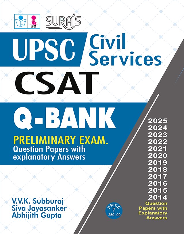 SURA`S UPSC Civil Services CSAT Previous Years Questions with Explanatory Answers Book in English - Latest Updated Edition 2026