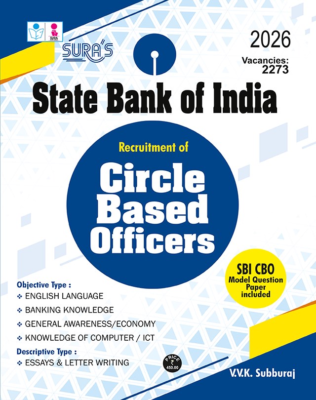 SURA`S SBI (State Bank of India) Recruitment of (CBO)Circle Based Officers Exam Book Guide - Latest Edition 2026