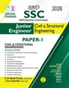 SURA`S SSC JE Junior Engineer Civil & Structural Engineering (Diploma Standard) Paper I Exam Book Guide English Medium 2026