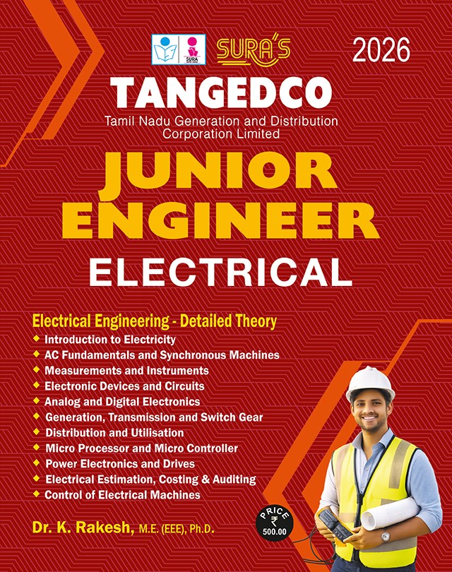 SURA`S TANGEDCO Junior Engineer (Electrical) Exam Guide 2026 - Latest Updated Edition