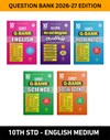 SURA`S 10th Standard Question Banks (Tamil, English, Maths, Science, Social Science) Bundle English Medium 2026-27 Edition
