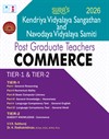 SURA`S kendriya Vidyalaya Sangathan KVS and Navodaya Vidyalaya Samiti NVS PGT Commerce Tier - I and II Exam Guide 2026 - Latest Updated Edition