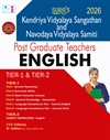 SURA`S kendriya Vidyalaya Sangathan KVS and Navodaya Vidyalaya Samiti NVS PGT English Tier - I and II Exam Guide 2026 - Latest Updated Edition