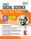 SURA`S 6th Standard Social Science Full Year Guide English Medium 2026-27 Latest Updated Edition