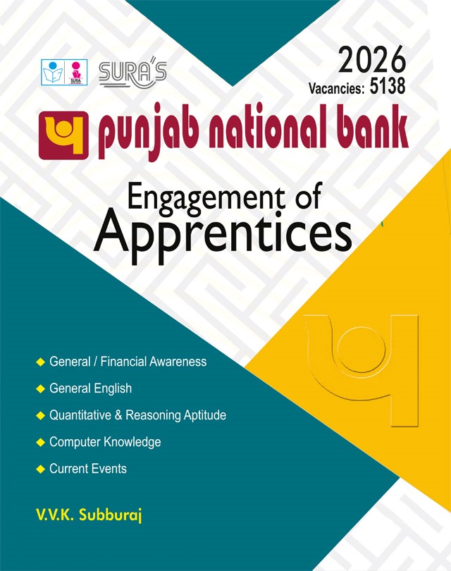 SURA`s Punjab National Bank Engagement of Apprentices Exam Guide 2026 - Latest Updated Edition