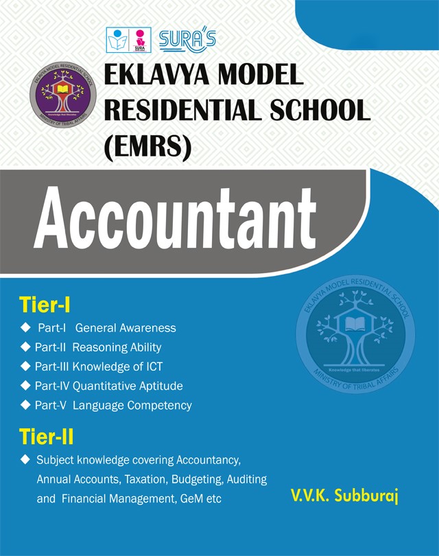 SURA`S Eklavya Model Residential School (EMRS) Accountant Exam Guide Latest Updated Edition
