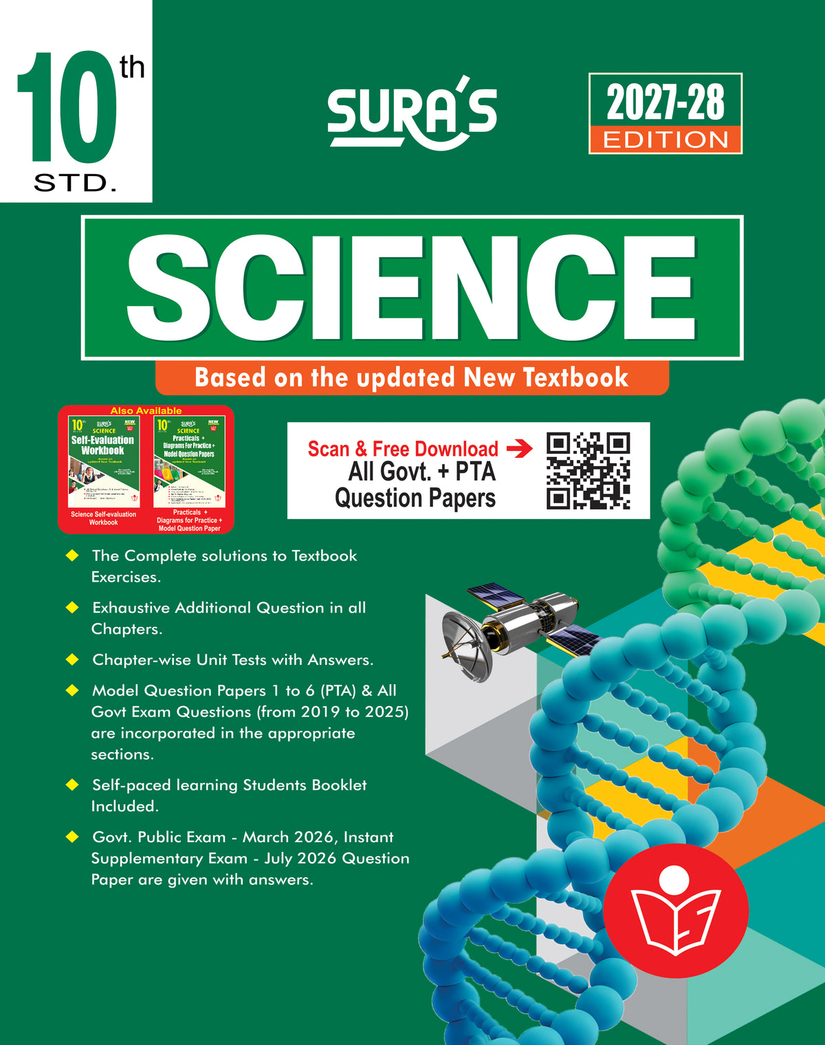SURA`S 10th STD All Subjects In 1 Bundle Offer (Tamil, English, Maths, Science, Social Science) Set Of 5 Guides - English Medium 2027-28 Edition - Based On Samacheer Kalvi Textbook
