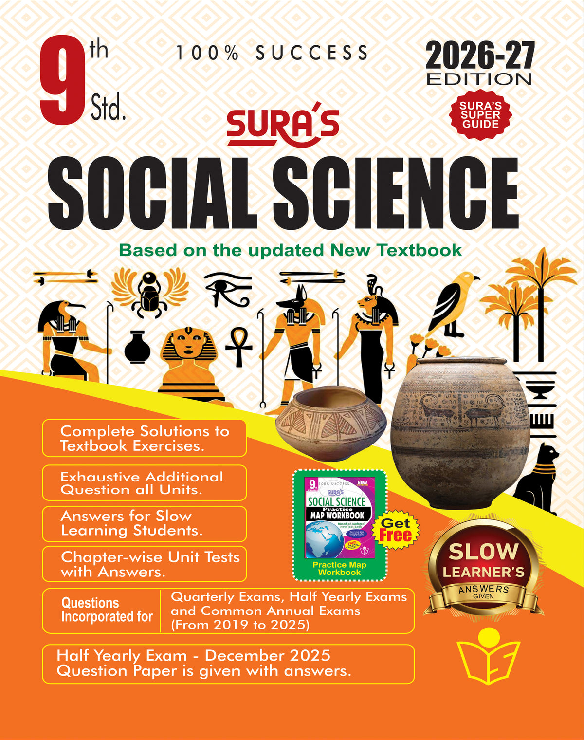 SURA`S 9th STD All Subjects In 1 Bundle Offer (Tamil, English, Maths, Science, Social Science) Set Of 5 Guides - English Medium 2026-27 Edition - Based On Samacheer Kalvi Textbook