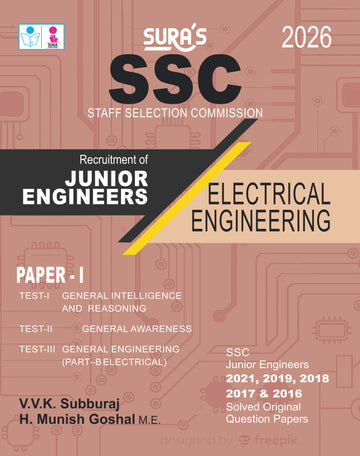SURA'S SSC Junior Engineers – Electrical Engineering (Paper-I: General Intelligence & Reasoning, General Awareness & General Engineering) Exam Guide
