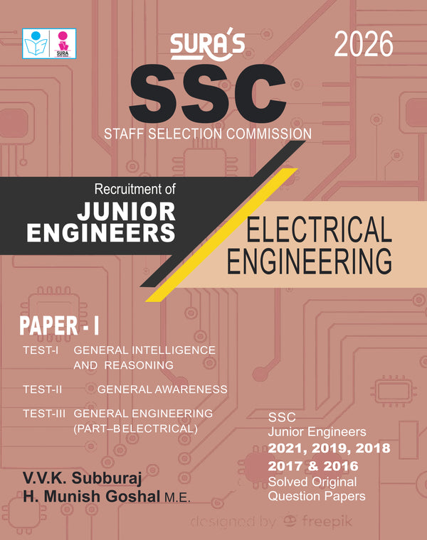 SURA'S SSC Junior Engineers – Electrical Engineering (Paper-I: General Intelligence & Reasoning, General Awareness & General Engineering) Exam Guide