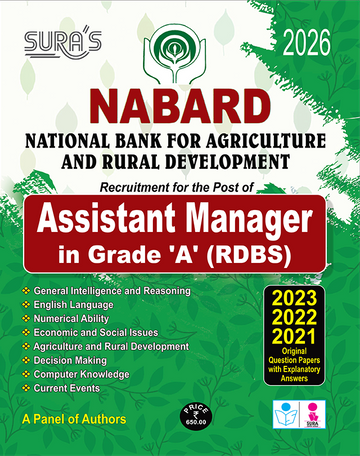 SURA`S NABARD (National Bank Agriculture & Rural Development )Assistant Manager (Grade A) RDBS Exam Books - Latest Edition 2026