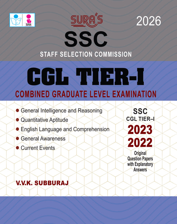 SURA'S SSC CGL Tier-I 2026 – Combined Graduate Level Examination Guide