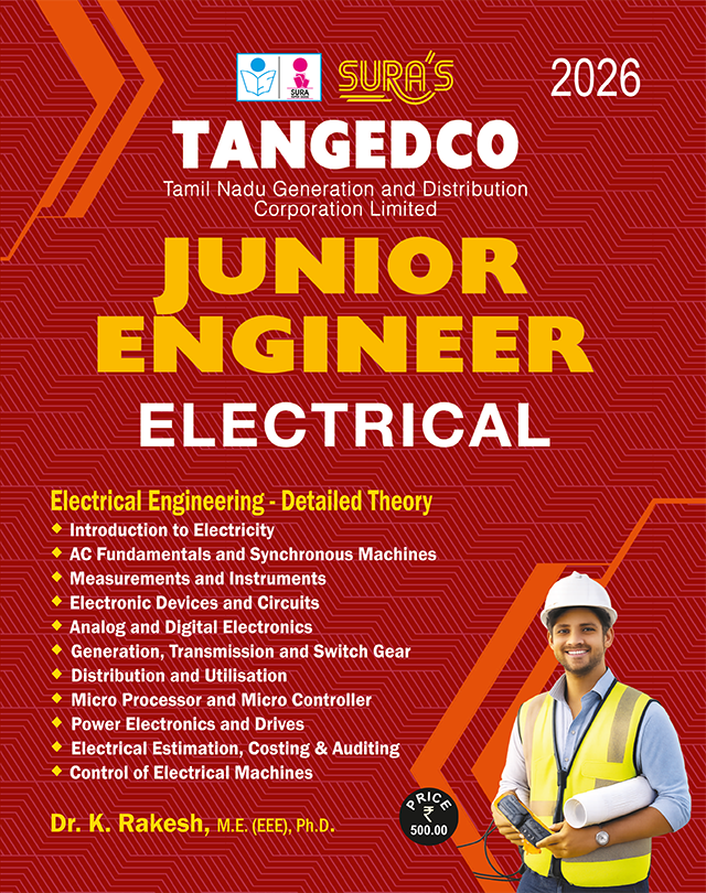 SURA'S TANGEDCO Junior Engineer 2026 – Electrical Engineering (Detailed Theory & Technical Preparation) Guide 2026 Latest Updated Edition