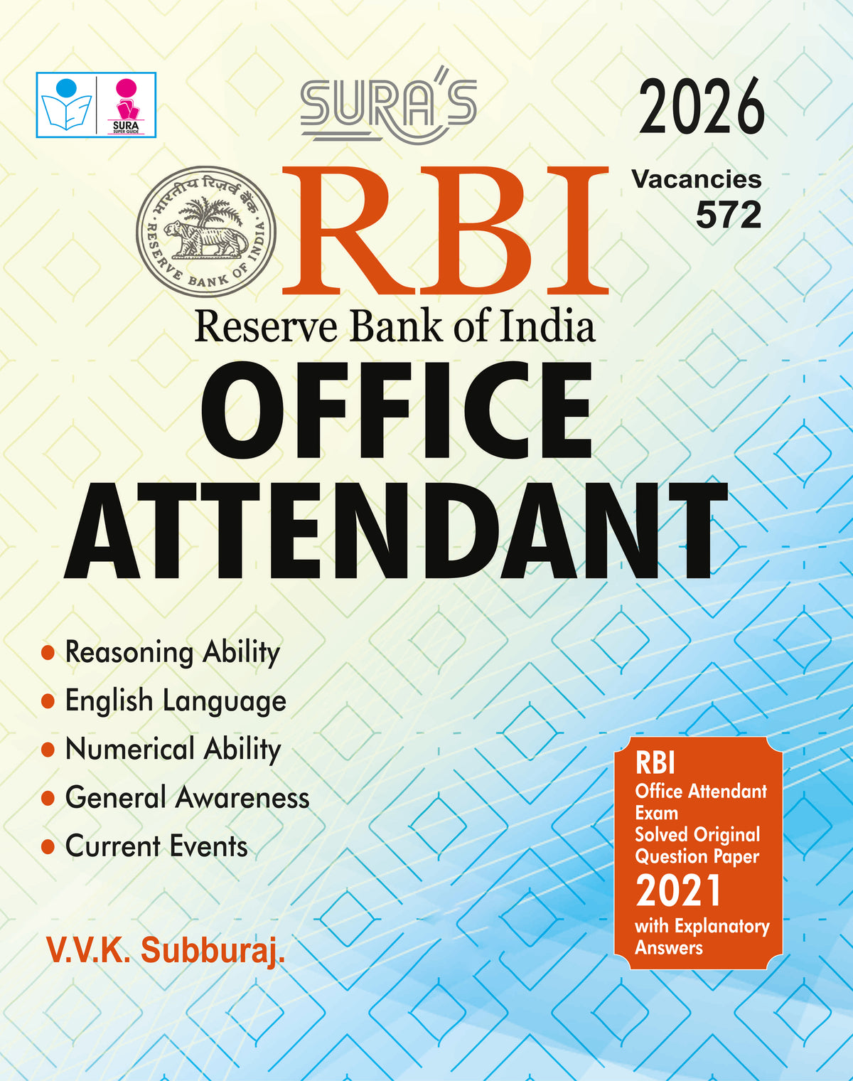 SURA'S RBI Office Attendant Exam Guide 2026 - Latest Updated Edition