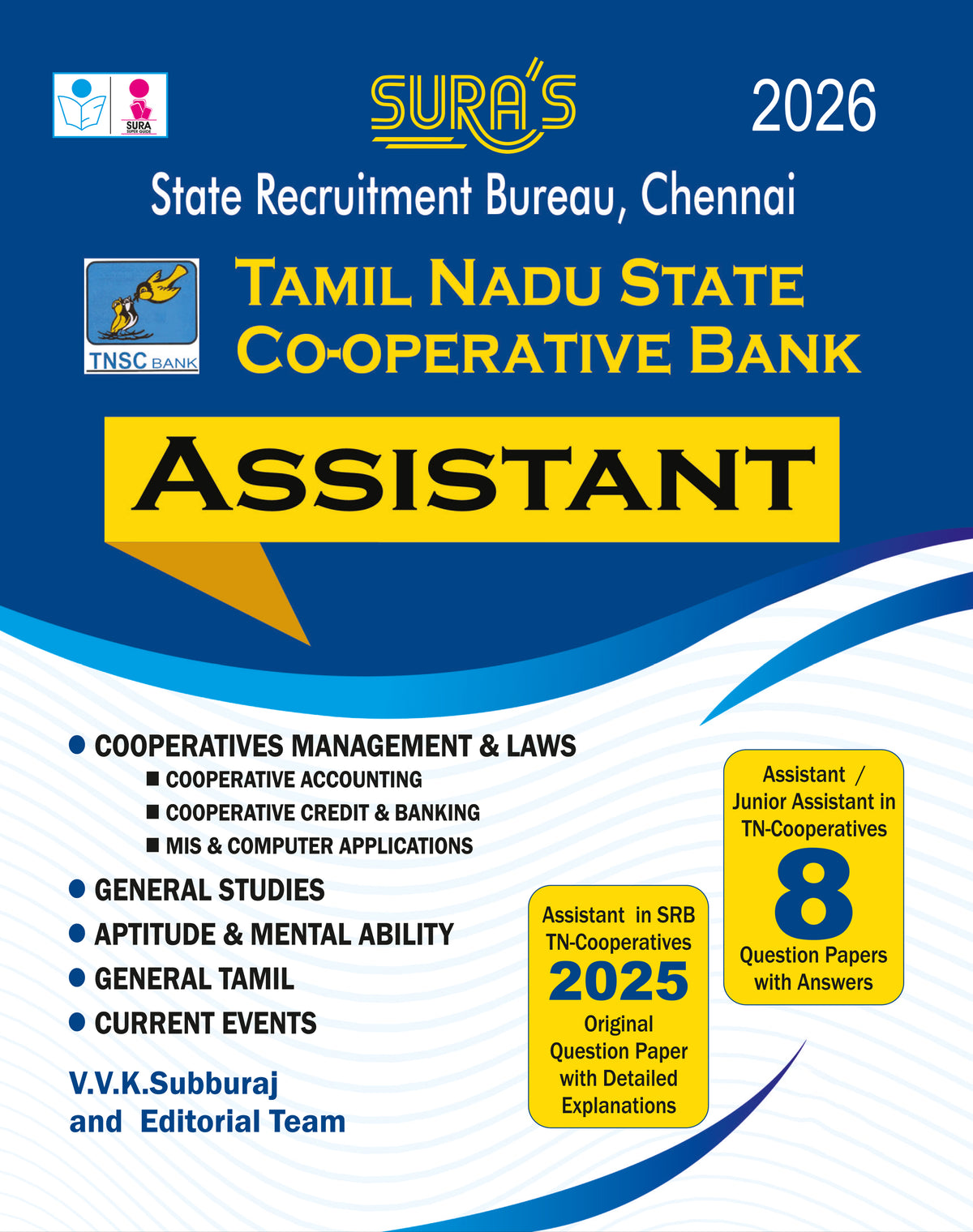 SURA'S Tamil Nadu State Co-Operative Bank Assistant Exam Guide in English Medium 2026 - Latest Edition