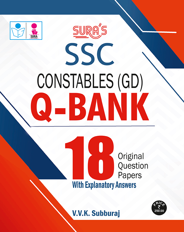 SURA`S SSC Constables(GD) Q-Bank Original Question Papers with Explanatory Answers 2026