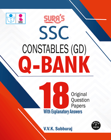 SURA`S SSC Constables(GD) Q-Bank Original Question Papers with Explanatory Answers 2026