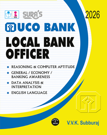 SURA`S UCO Bank Local Bank Officer Exam Book Guide in English Medium 2026