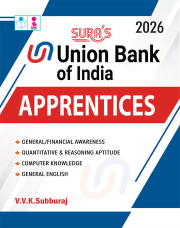 SURA`S Union Bank of India Apprentices Exam Book Guide in English Medium 2026