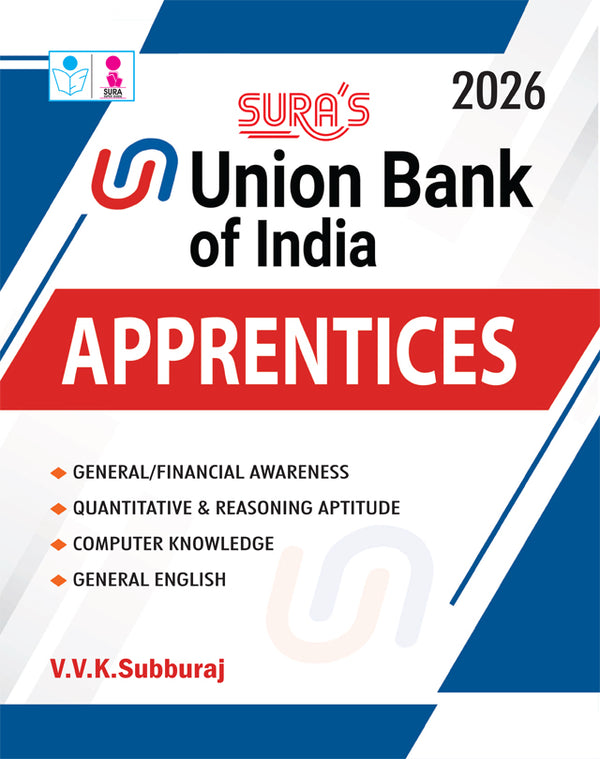 SURA`S Union Bank of India Apprentices Exam Book Guide in English Medium 2026