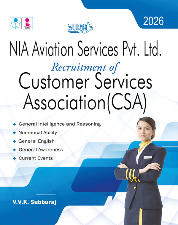 SURA`S NIA Aviation Services - Customer Services Association (CSA) Exam Guide Latest Updated Edition Book 2026