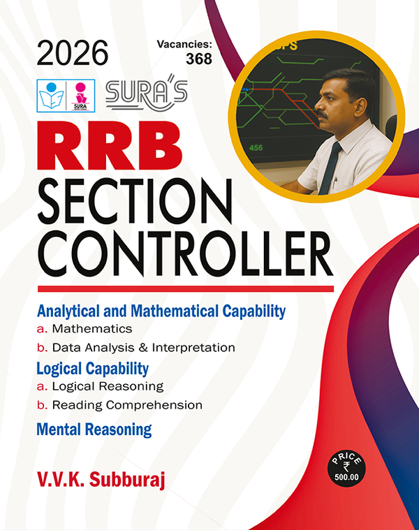SURA'S RRB SECTION CONTROLLER Exam Guide - Updated Latest Edition 2026
