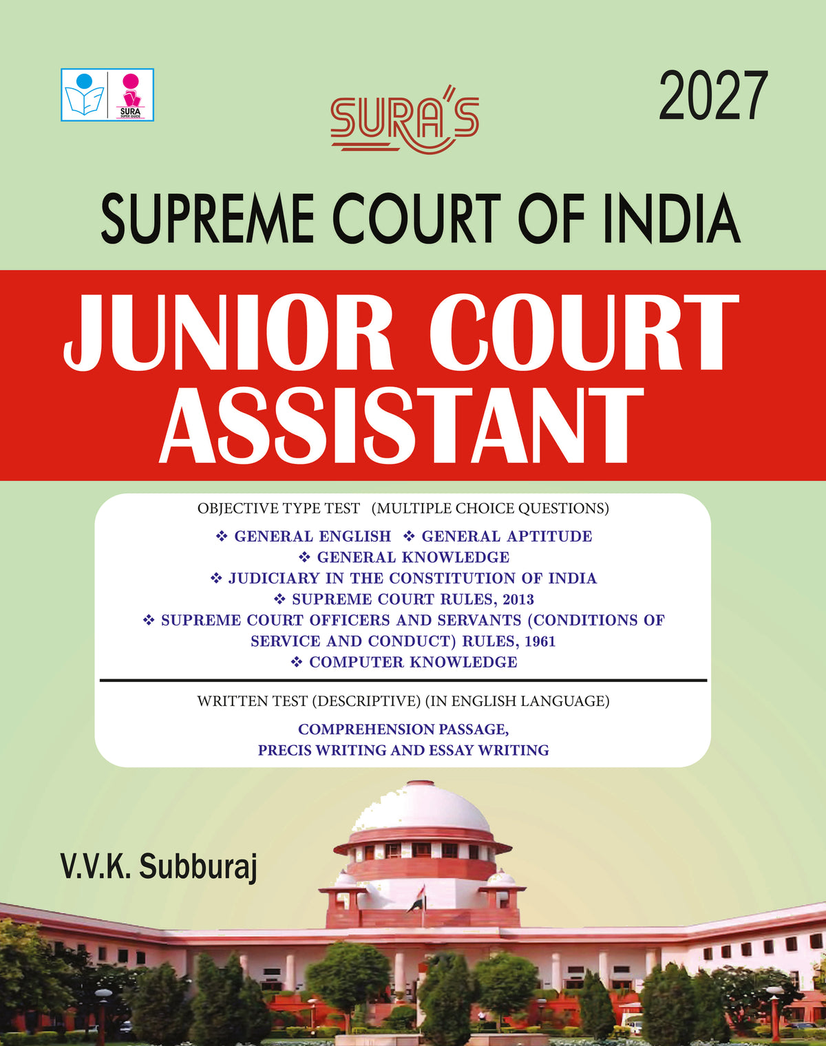 SURA'S Supreme Court of India Junior Court Assistant 2027 Latest Updated Edition