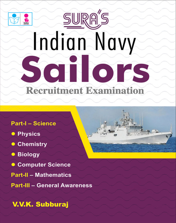 SURA`S INDIAN NAVY SAILORS Recruitment Examination Book in English - Latest Edition 2026