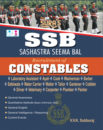 SURA`S Sashastra Seema Bal (SSB) Constables Exam Books in English - LATEST EDITION 2026