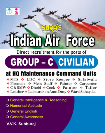 SURA'S Indian Air Force Group-c CIVILIAN Exam Book - 2026 Latest Edition