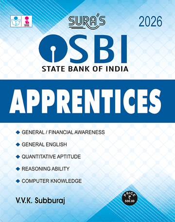 SURA'S SBI (State Bank Of India) Apprentices Exam Guide - Latest Updated Edition 2026