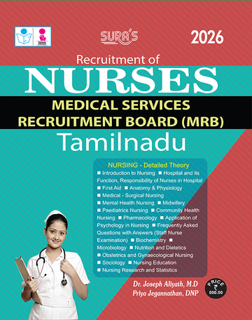 SURA`S TN MRB NURSES (Medical Services Recruitment Board) Exam Study Material Book Guide 2026