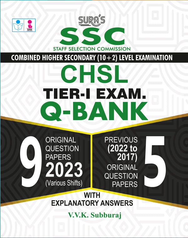 SSC CHSL Tier I Exam Question Bank with Answer Explanations, Previous Year Papers Guide