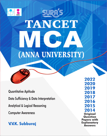 SURA`S TANCET MCA Entrance (Anna University) Exam Books - LATEST EDITION 2026