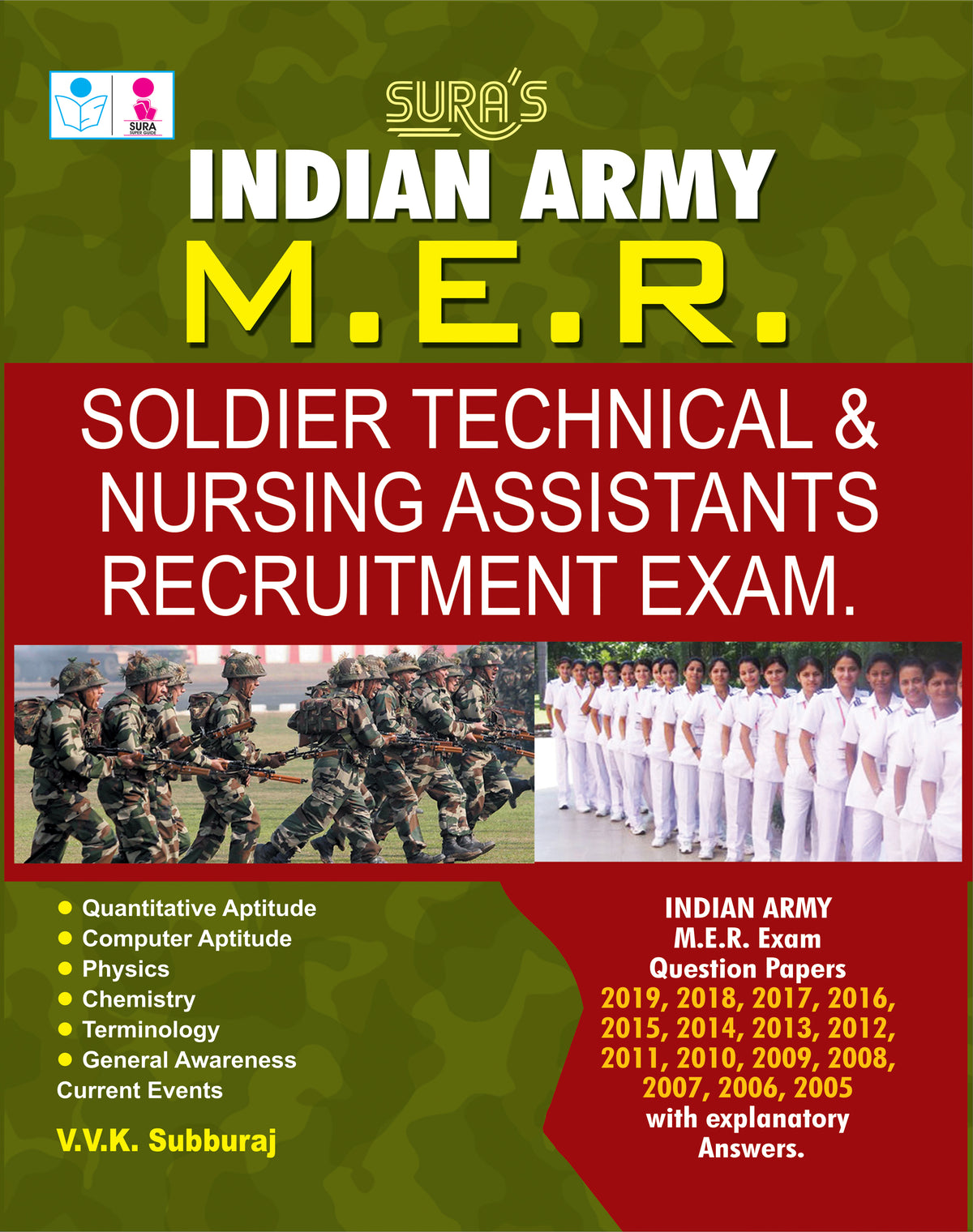 SURA`S Indian Army MER Soldier Technical & Nursing Assistant Recruitment Exam Book - LATEST EDITION 2026