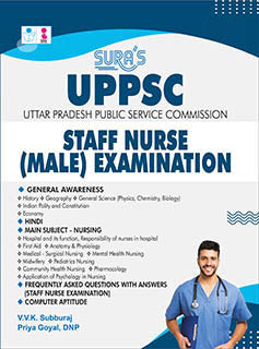 SURA`S UPPSC (Uttar Pradesh Public Service Commission) Staff Nurse (MALE) Examination Books - Latest Edition 2026