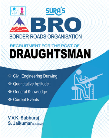 SURA'S BRO (Border Roads Organisation) Draughtsman Exam Book in English Medium - Latest Updated Edition 2026