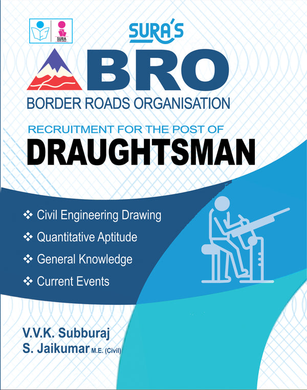 SURA'S BRO (Border Roads Organisation) Draughtsman Exam Book in English Medium - Latest Updated Edition 2026