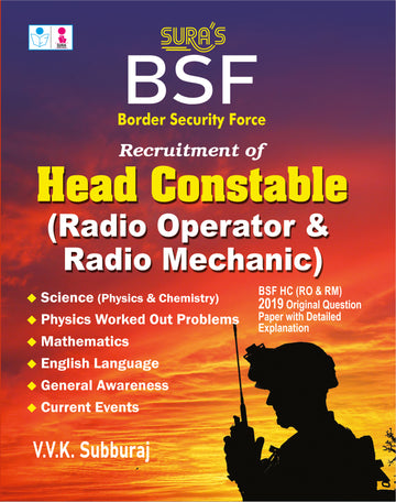 SURA'S BSF Head Constable(Radio Operator & Radio Mechanic) Exam Book in English Medium - Latest Updated Edition 2026